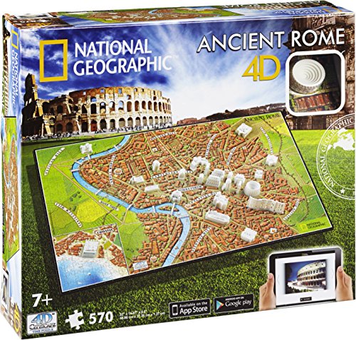 4d cityscape puzzle világhírű civilizációk: Történelmi Róma 4d puzzle National Geographic