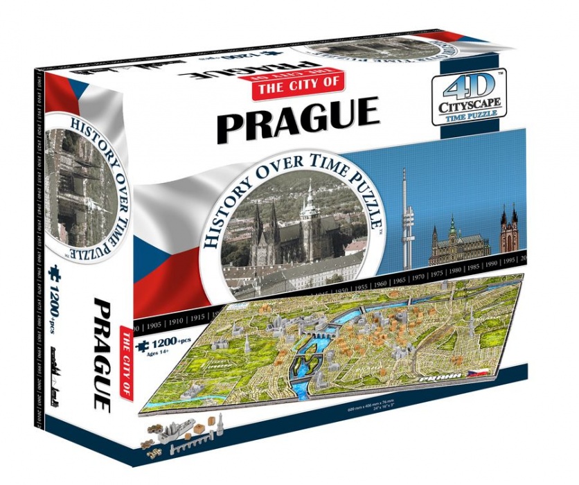 4d puzzle világhírű városok: Prága 4d puzzle - cityscape