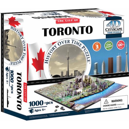 4d puzzle világhírű városok: Toronto 4d puzzle - cityscape