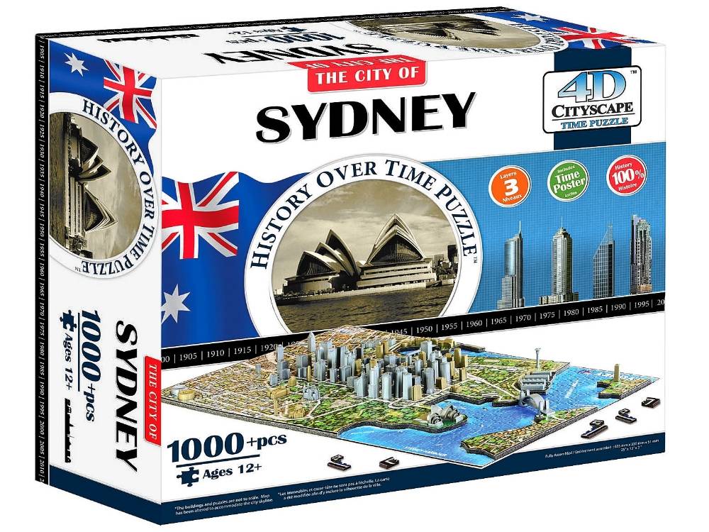 4d puzzle világhírű városok: Sydney 4d puzzle - cityscape